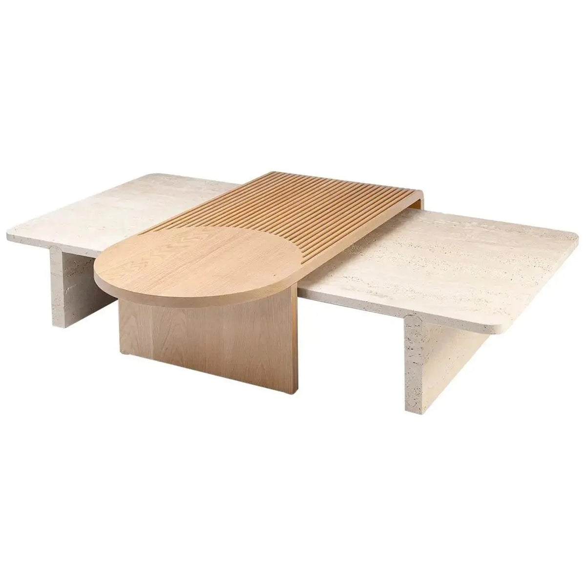 Stick and Stone Coffee Table by Maison Burgos