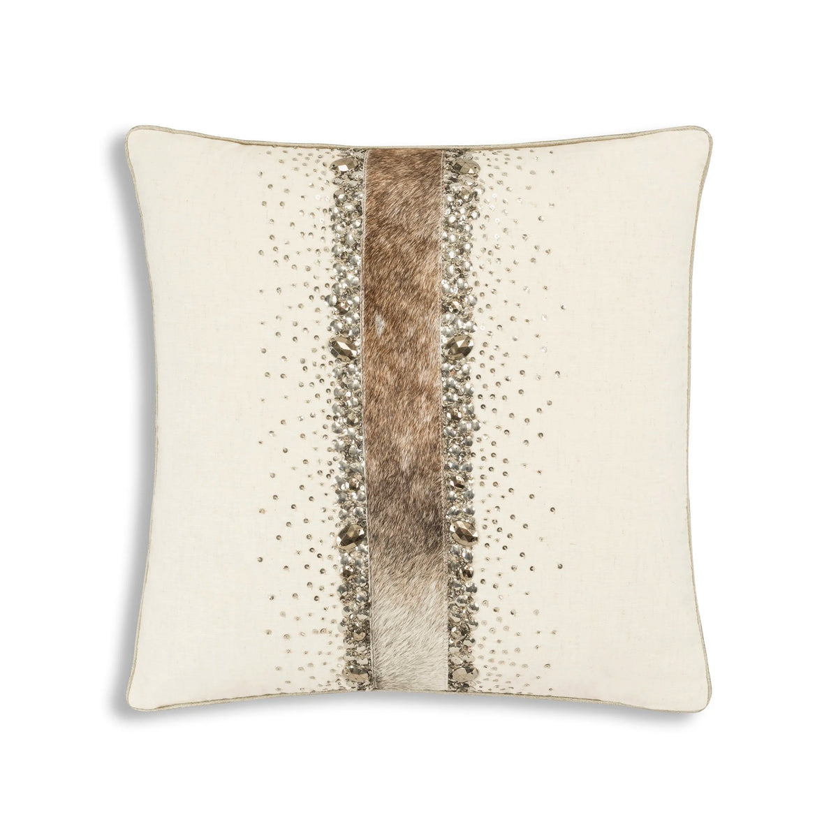 Karia Wheat Linen Pillow by Maison Burgos
