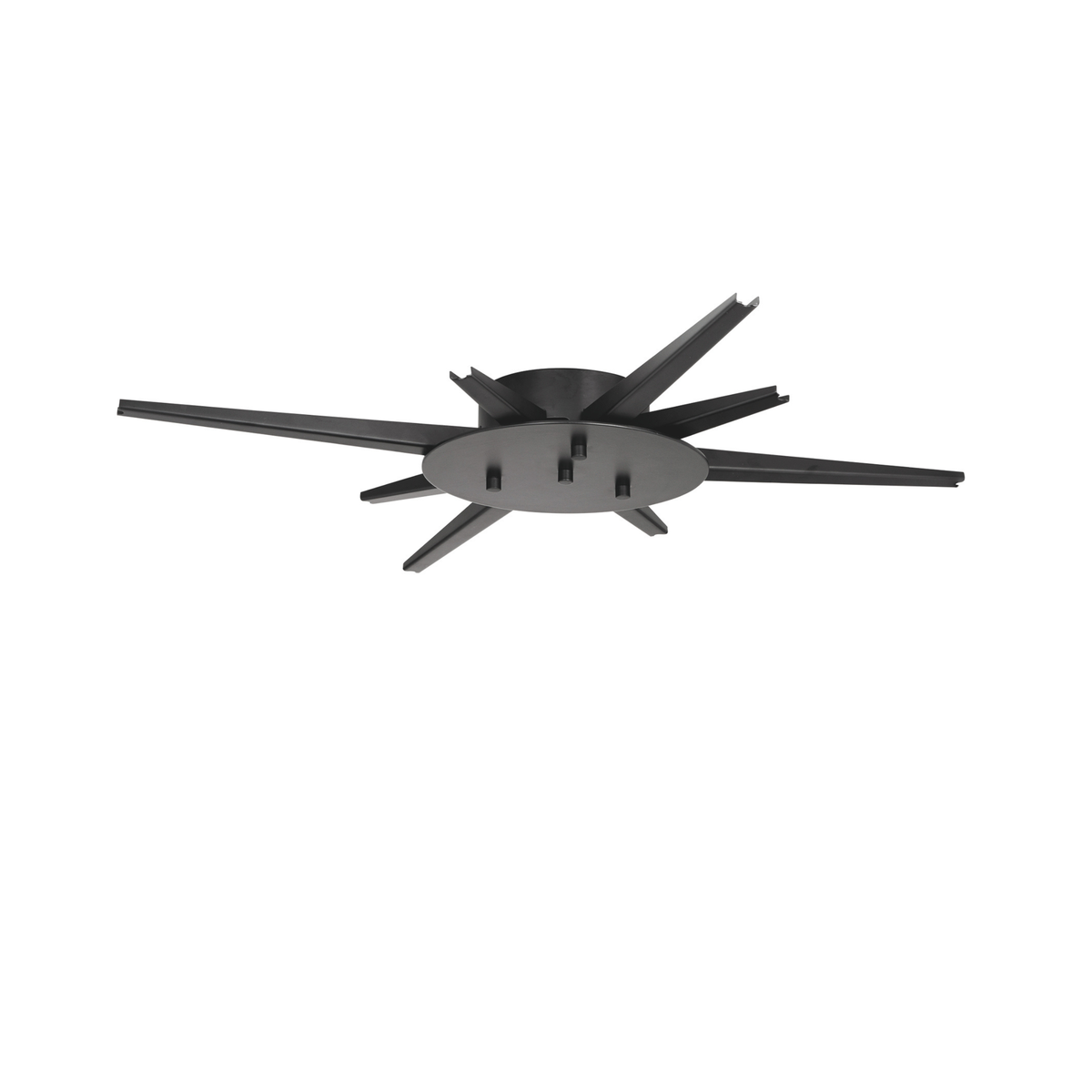 Flash Your Lamps Chandelier Light black starburst canopy
