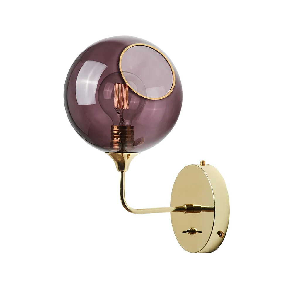 Ballroom Wall Sconce — Purple