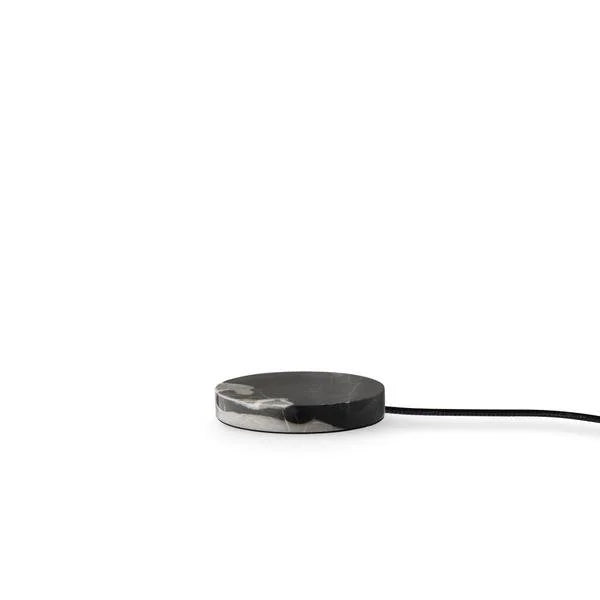 Trip 2 Table Lamp black veined marble wireless charging base with cord