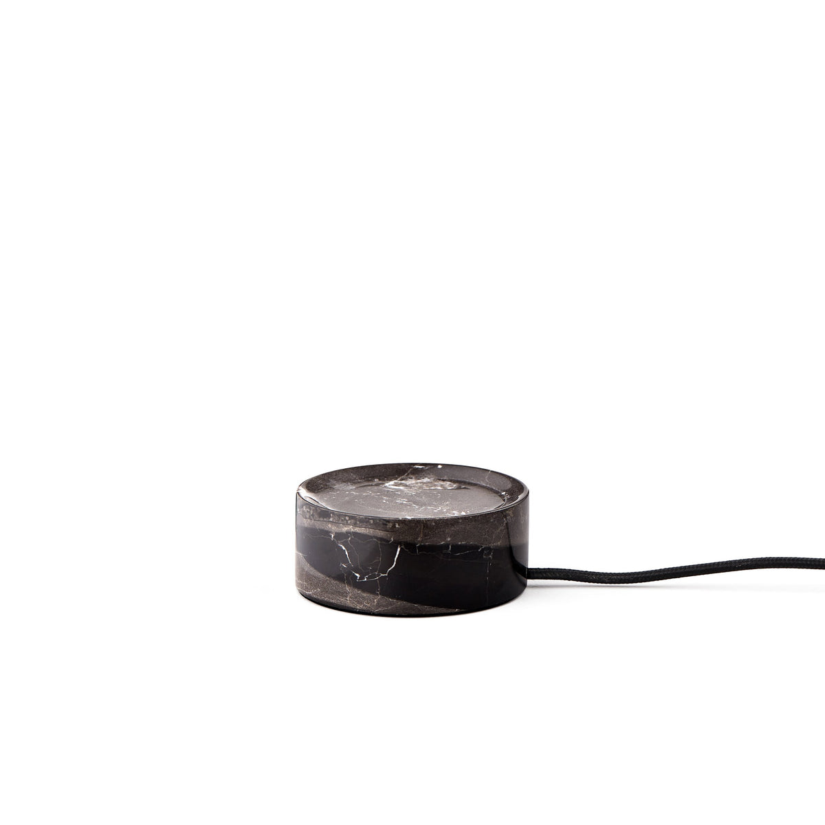 Trip Table Lamp Ash / Grey marble charging base with cable