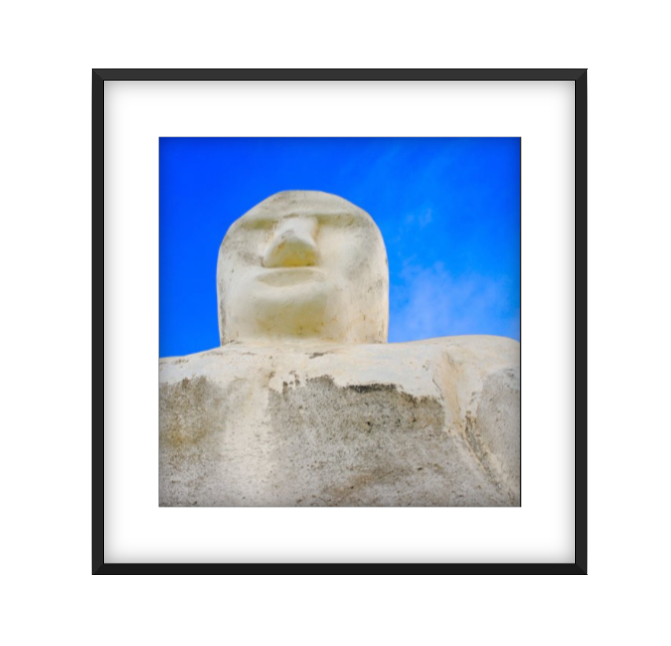 Anse Caffard photographic print in Black frame