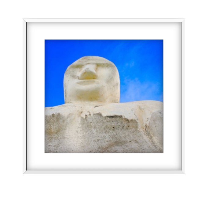 Anse Caffard photographic print in White frame