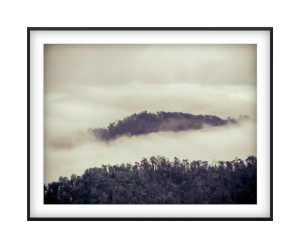 Brume photographic print in Black frame