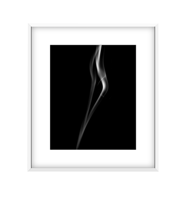 Calumet 1 photographic print in White frame