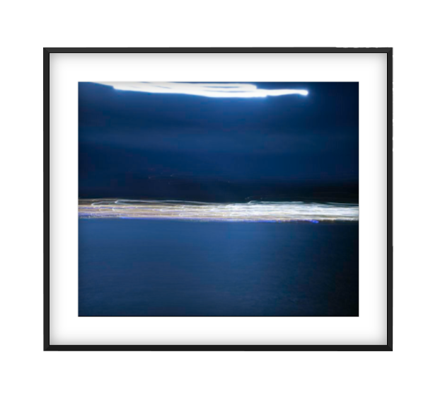 Electric Tartane 2 photographic print in Black frame