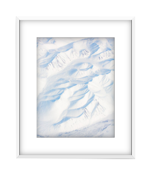 Sucre photographic print in White frame