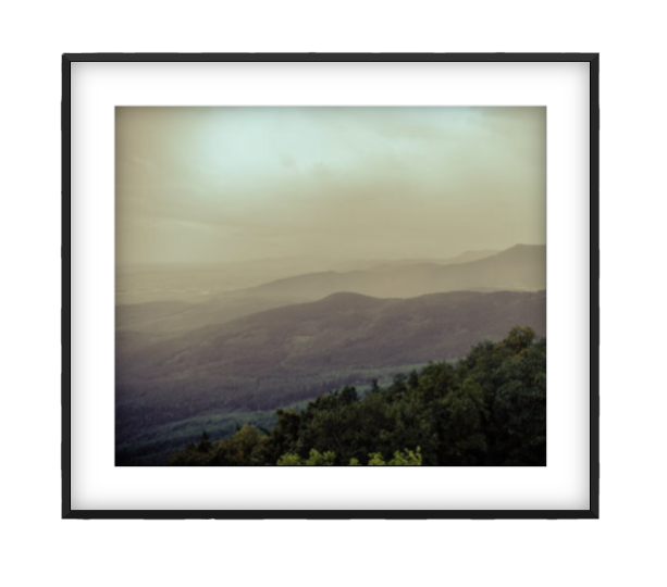 Vallée photographic print in Black