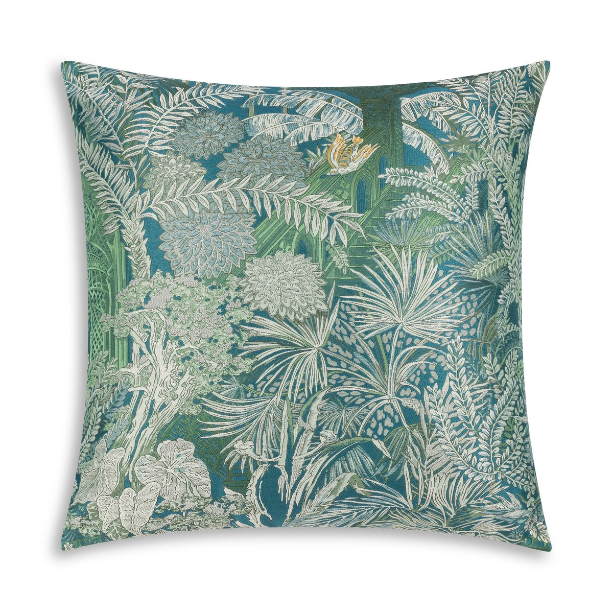 Jungle Green Pillow by Maison Burgos