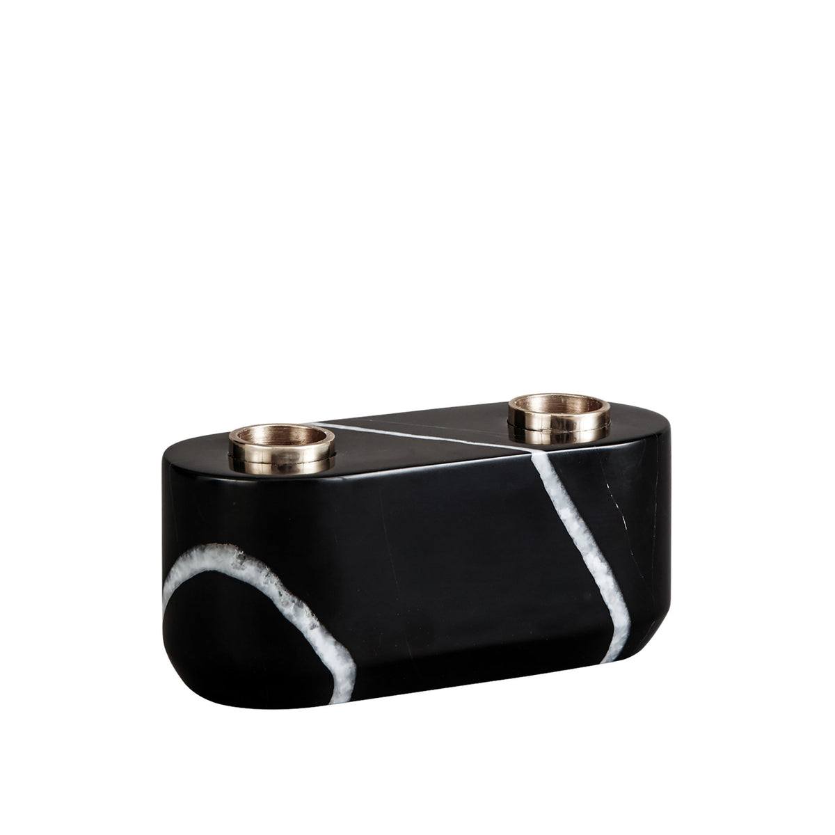 Sons of Marble Candle Holder - Double decorative object by Maison Burgos