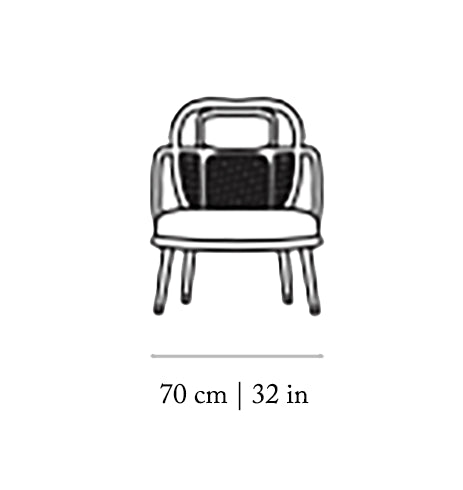 Havana Armchair, front view