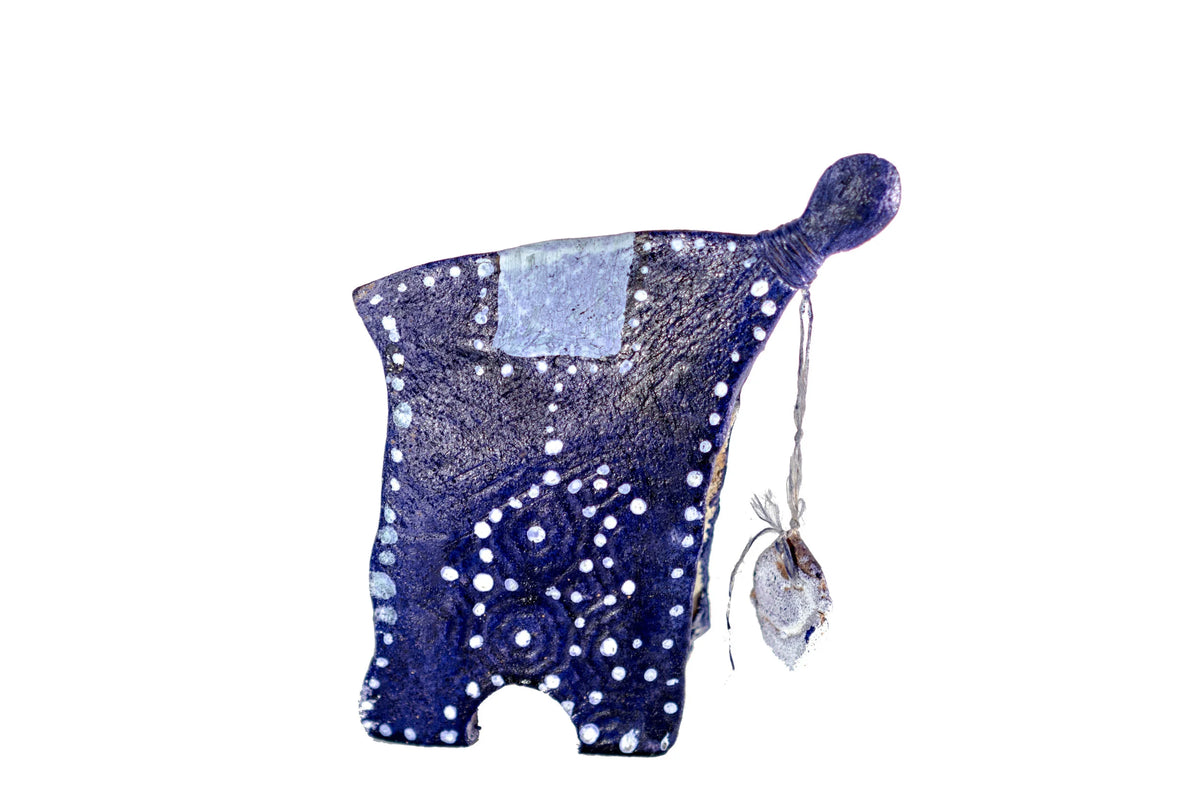 Bonbon Chouval “Bleu Voodoo” Sculpture decorative object by Maison Burgos