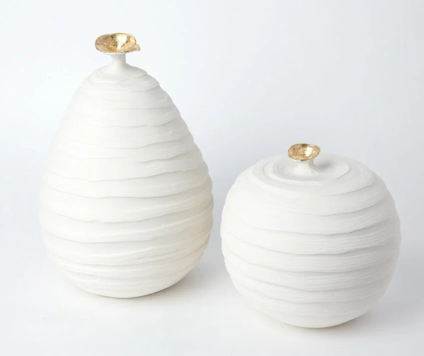 Apple Pear Sculpture Duo — Maison Burgos