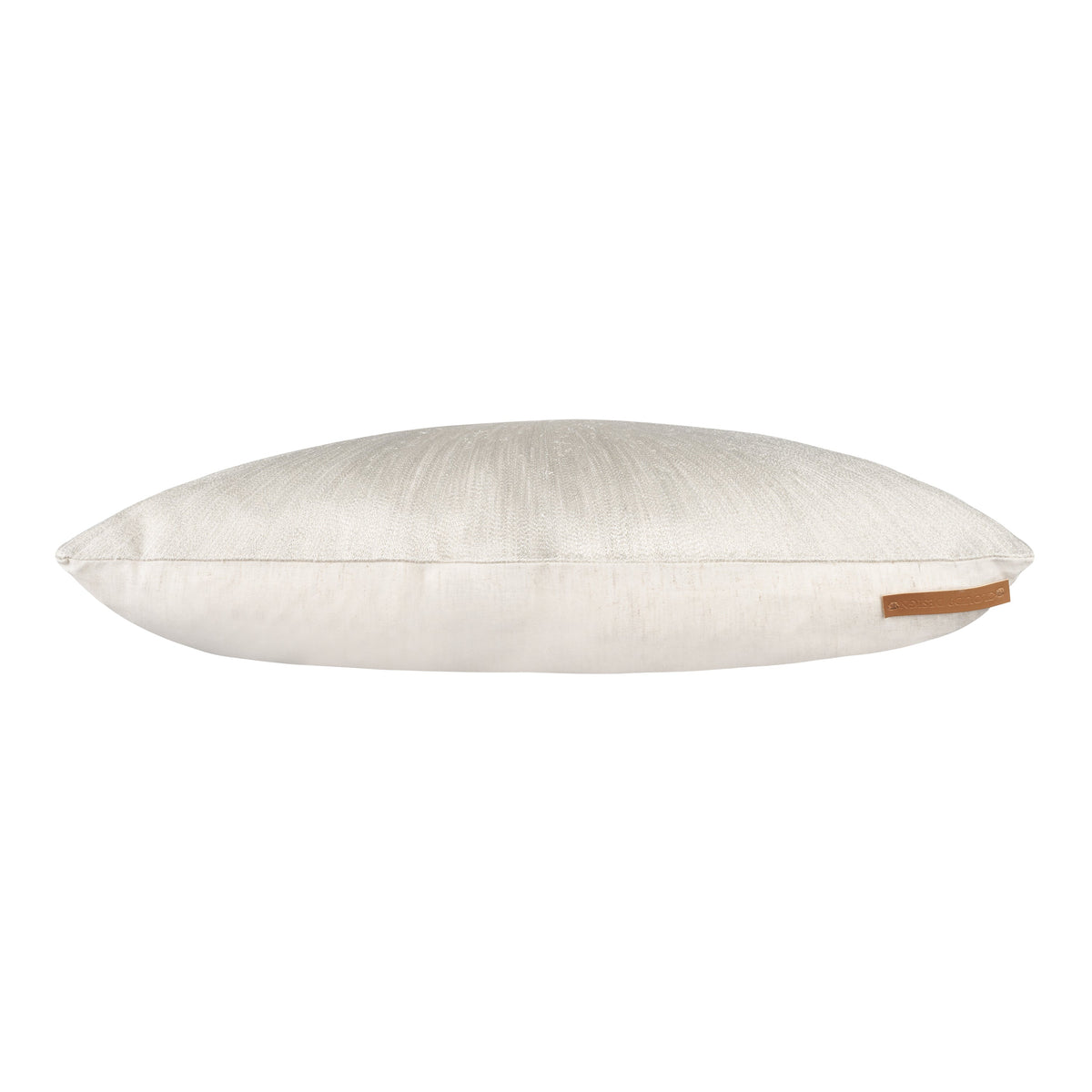 Nim Pillow - Ivory Linen side view