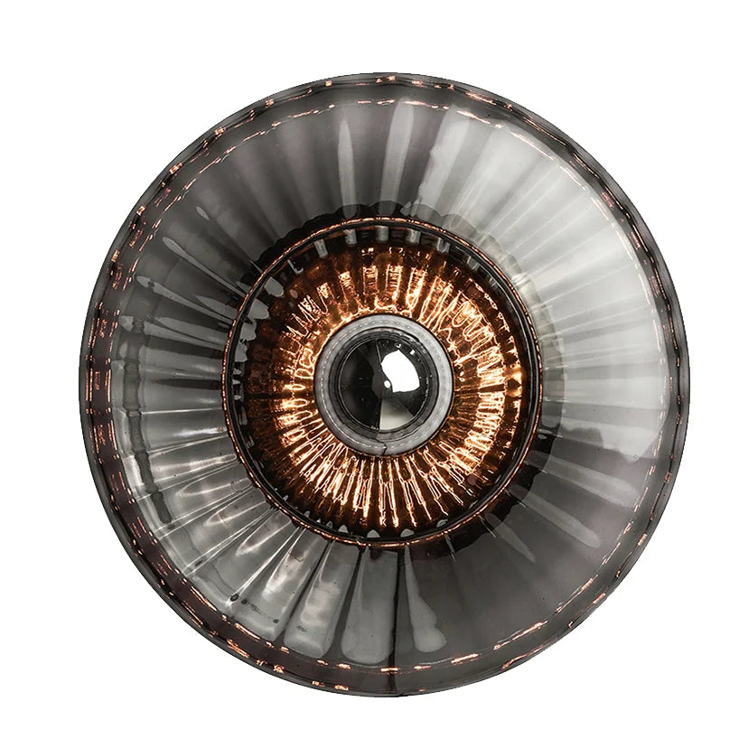 New Wave Optic Wall Sconce XL — Smoke