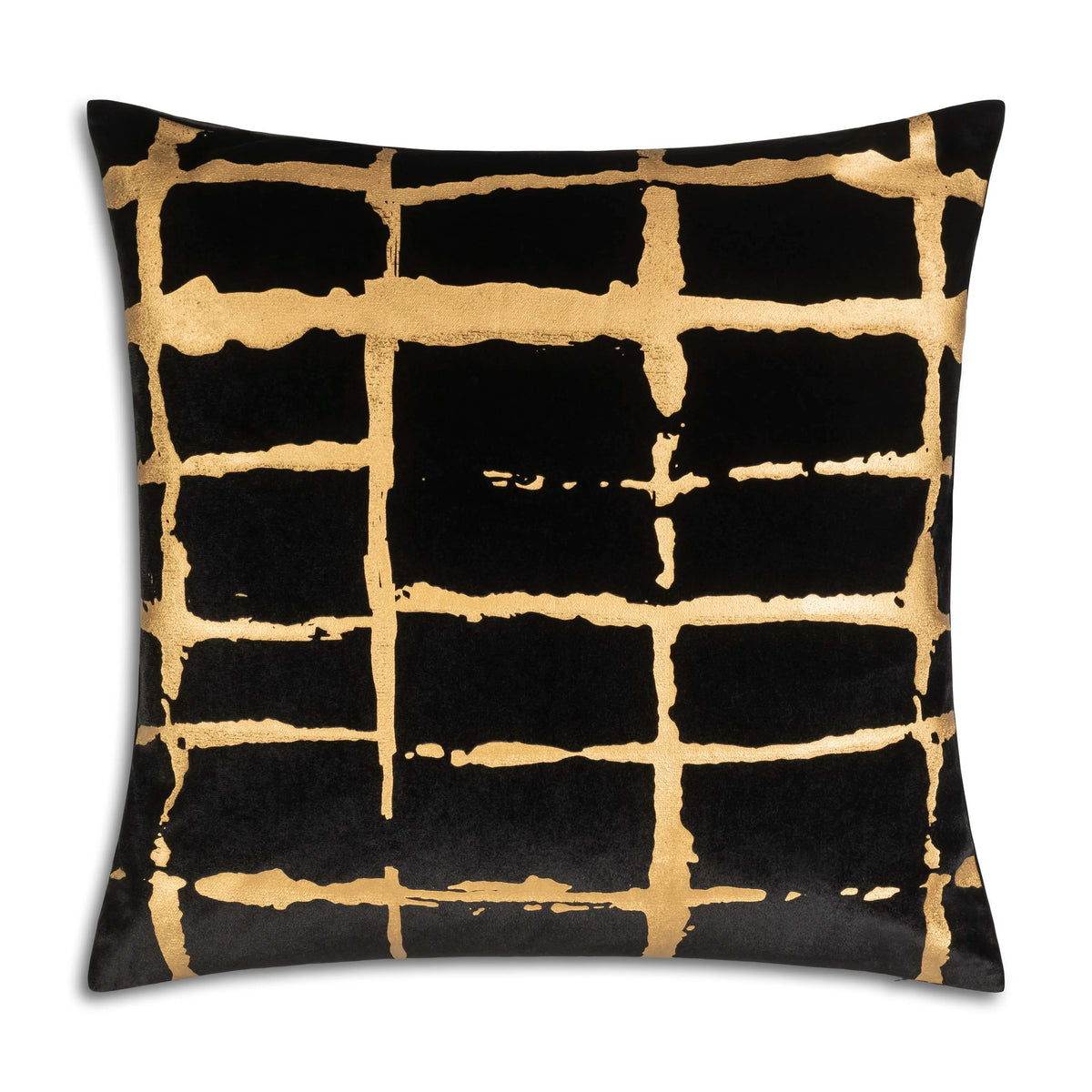 Oslo Black and Gold Pillow by Maison Burgos