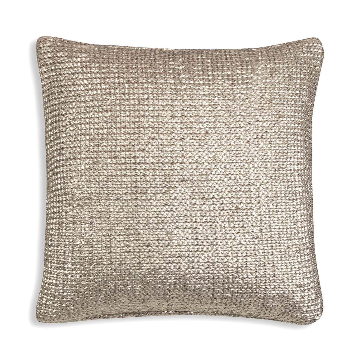 Piper Acrylic Knit Gold Pillow by Maison Burgos