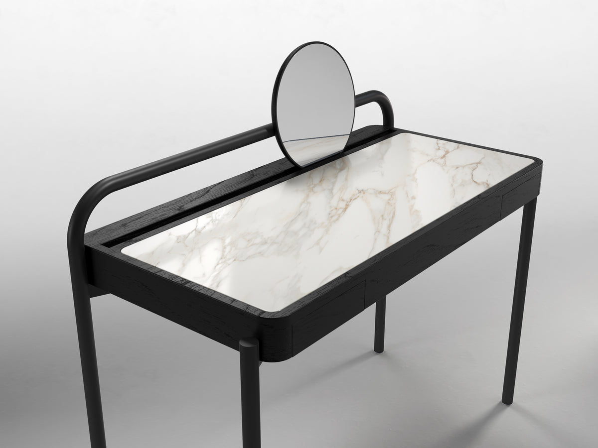 Roll Desk side view by Maison Burgos