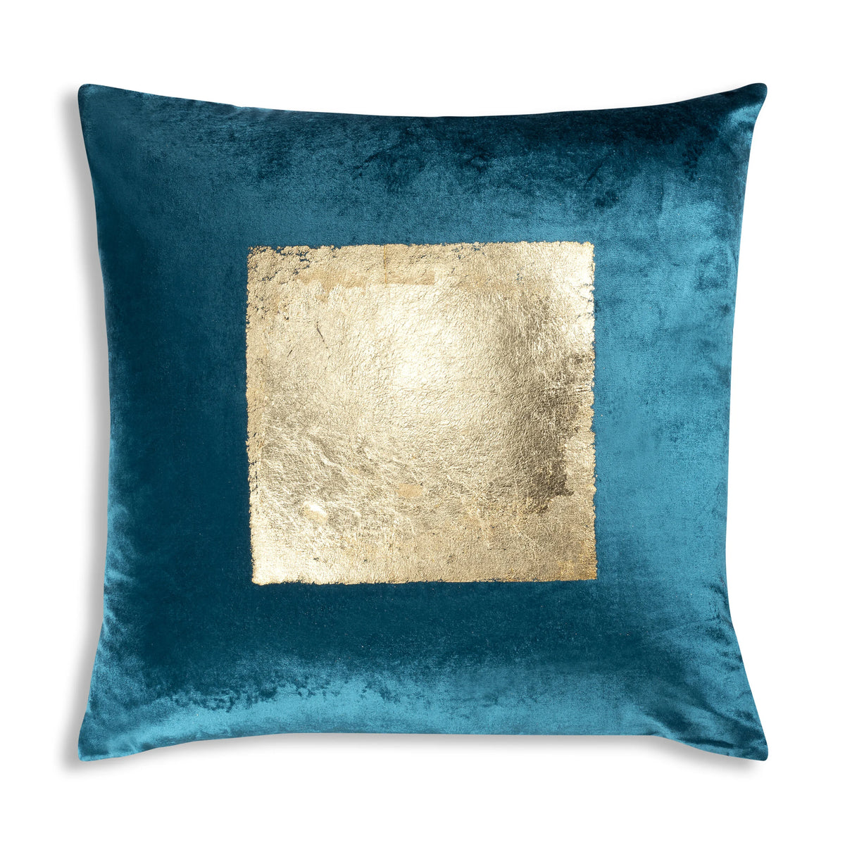 Verona Pillow — Square, Teal Gold