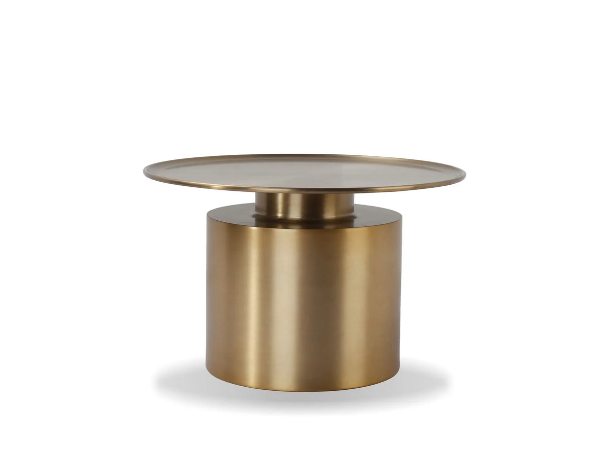 Rook Coffee Table in Brass