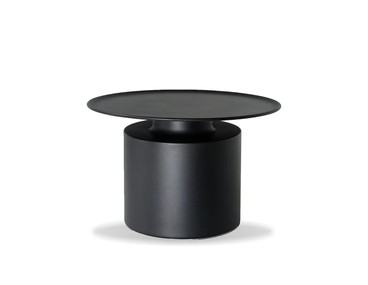 Rook Coffee Table in Matte Black, front view