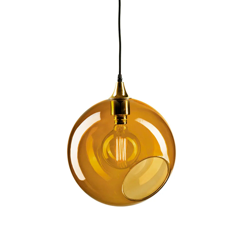 Ballroom Pendant Light — XL Ø13", Amber