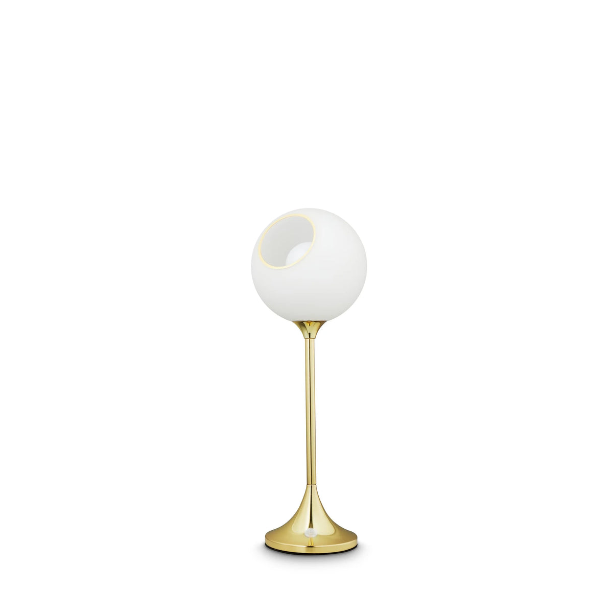Ballroom Table Lamp — White Snow