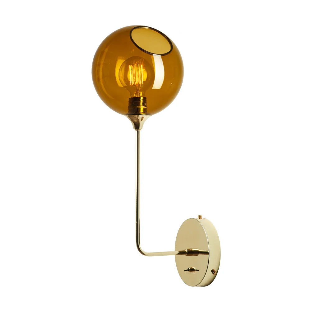 Ballroom Tall Light Sconce Amber by Maison Burgos