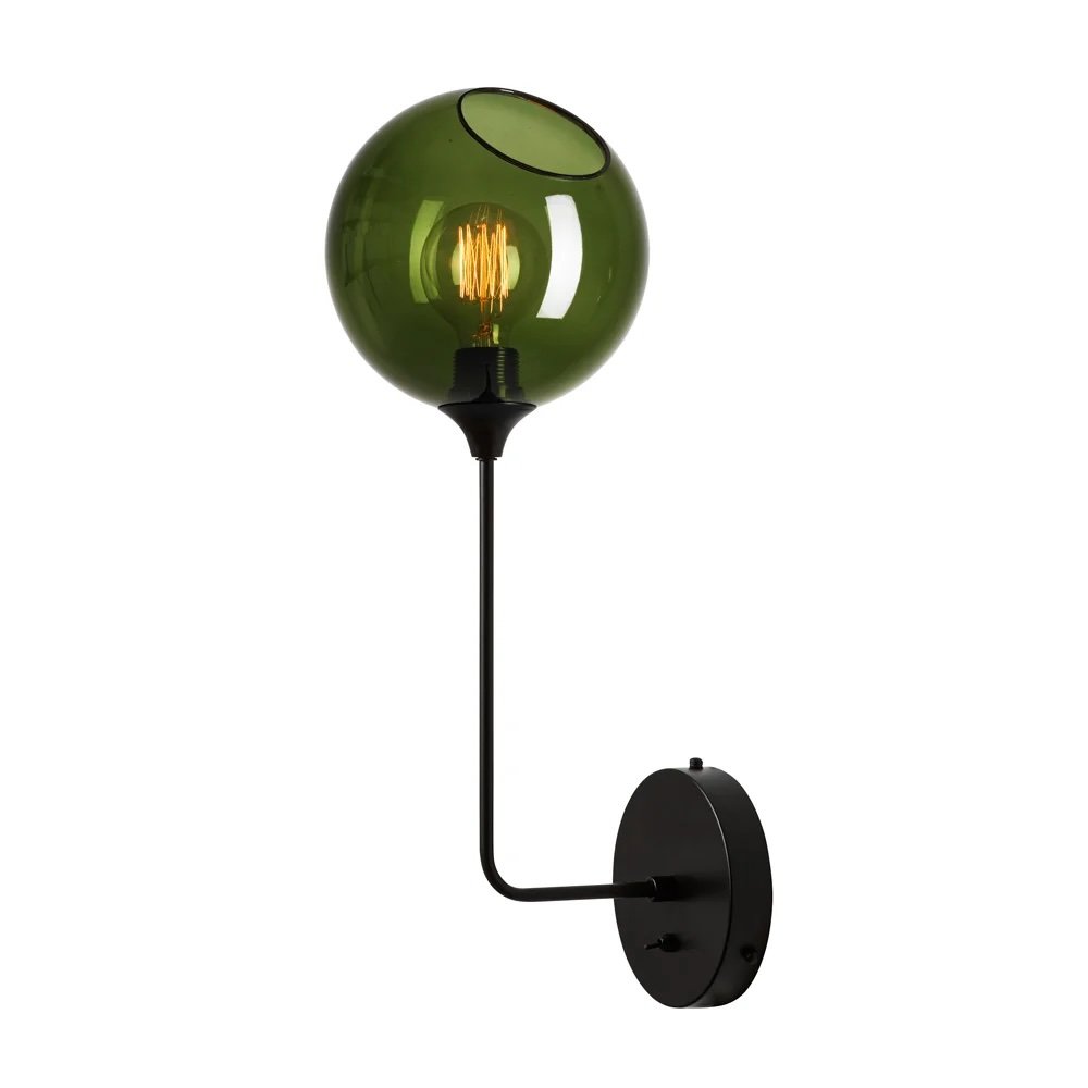 Ballroom Tall Light Sconce Green by Maison Burgos