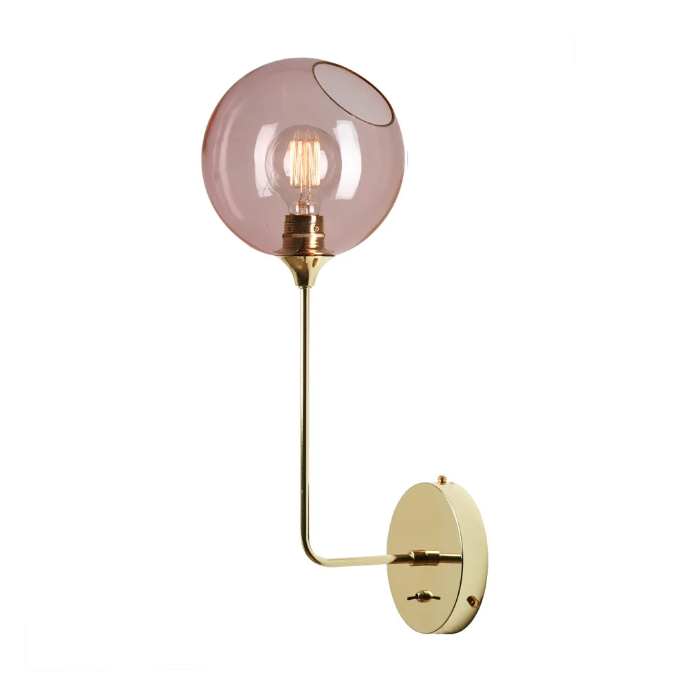 Ballroom Tall Light Sconce Pink by Maison Burgos