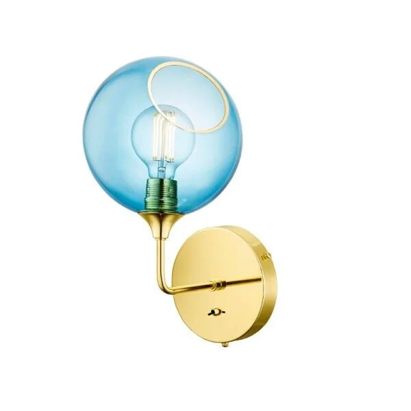 Ballroom Wall Light Sconce Blue by Maison Burgos
