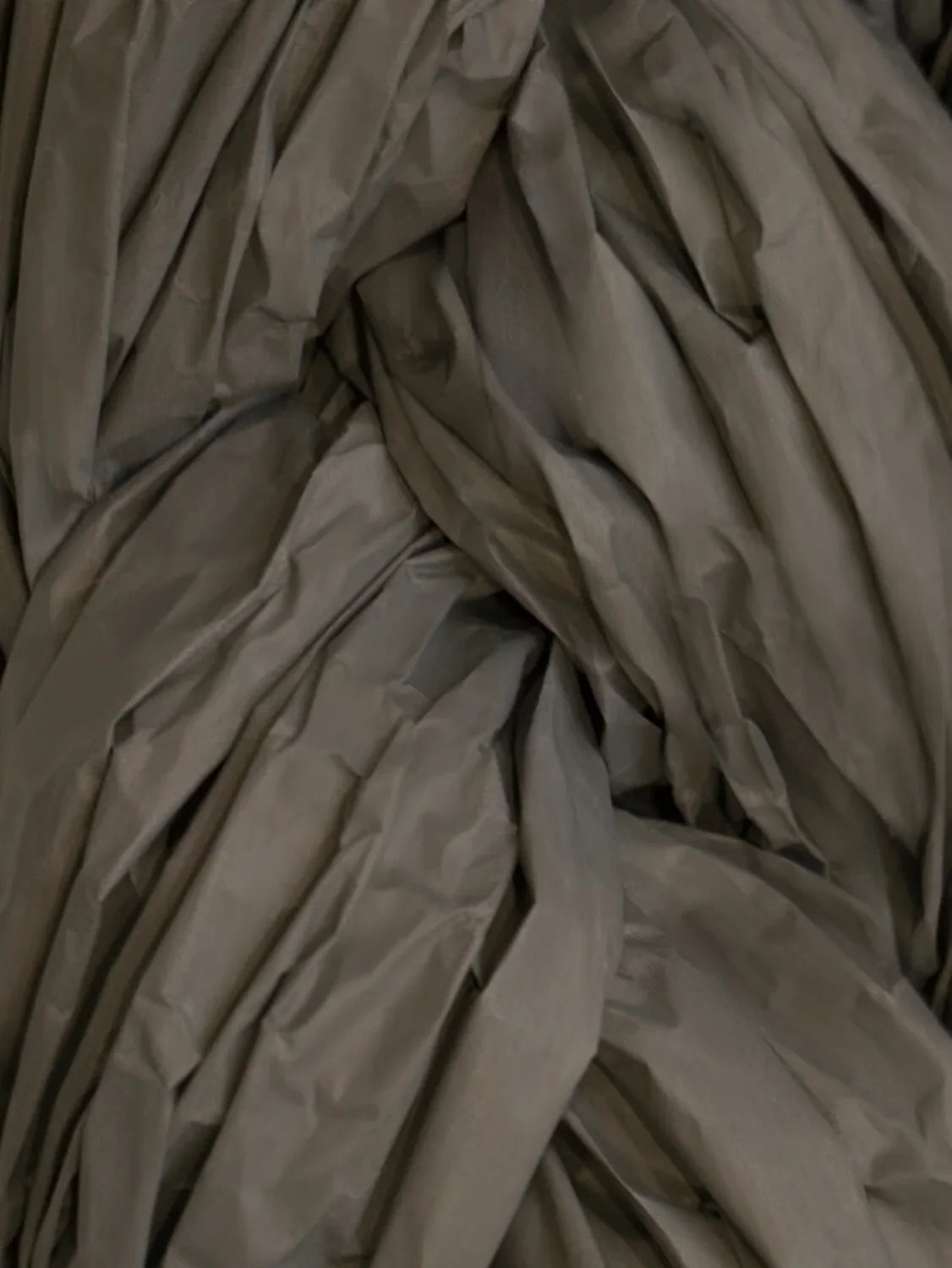 Bride handcrafted paper pendant small graphite