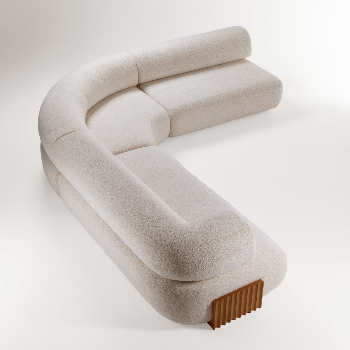 Carmel Modular Sofa - 3 Piece in Boucle