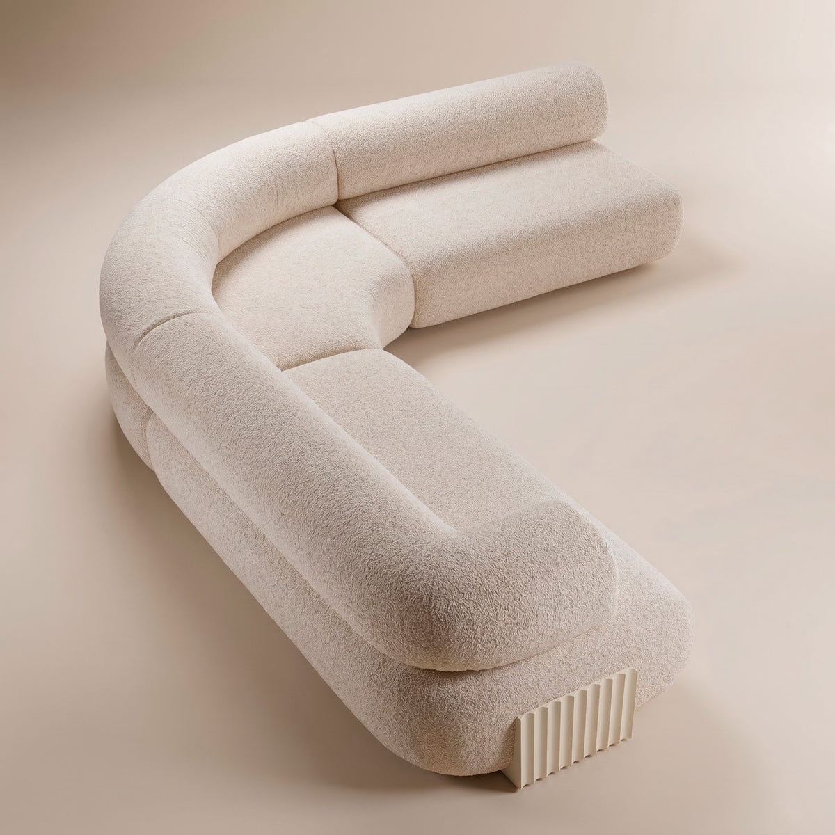 Carmel Lacquer Modular Sofa back view by Maison Burgos