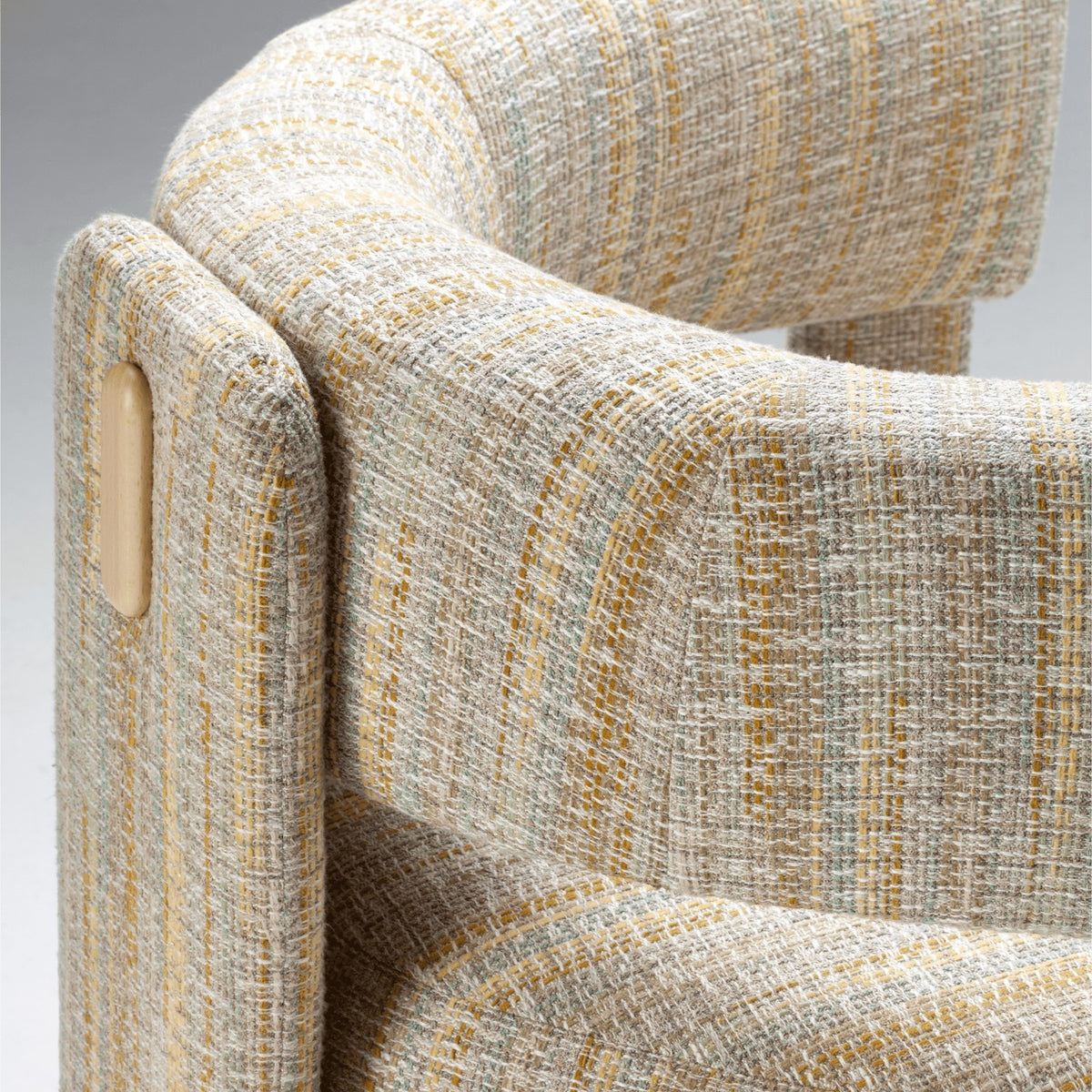 Choux Armchair upholstery detail by Maison Burgos