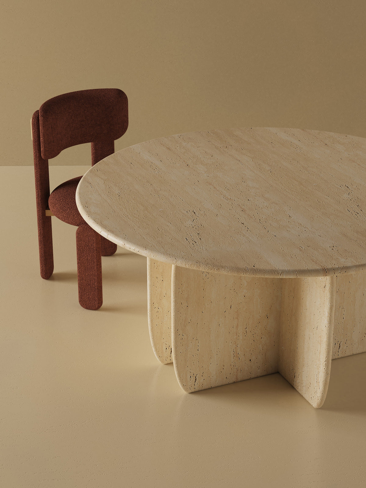 Choux Dining Chair styled around a dining table by Maison Burgos