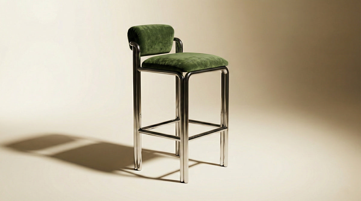 Cubu Bar Chair front view by Maison Burgos