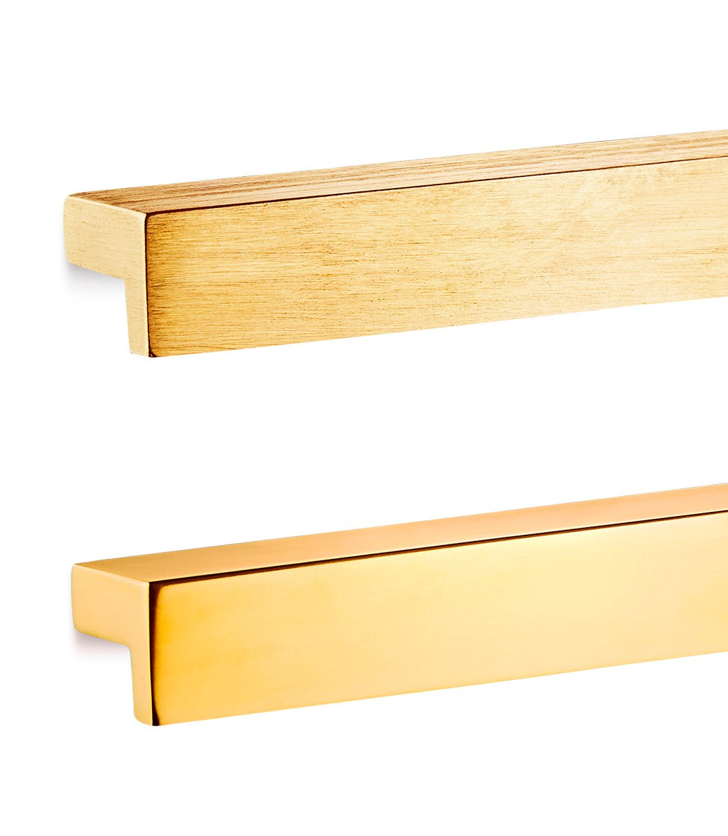 Get a Grip 2 cabinet handle in brass, detail by Maison Burgos