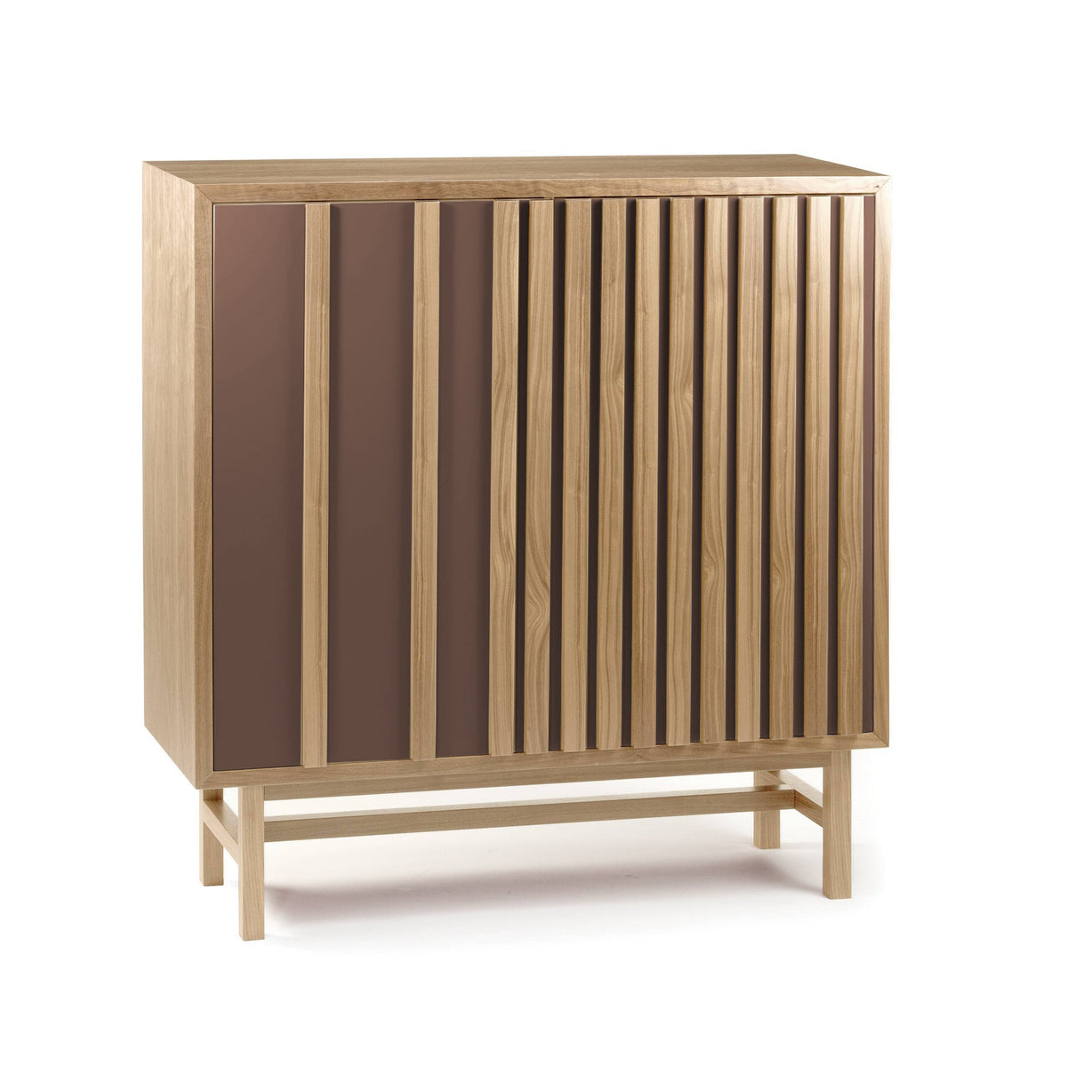 Go Bar Cabinet in Natural Walnut