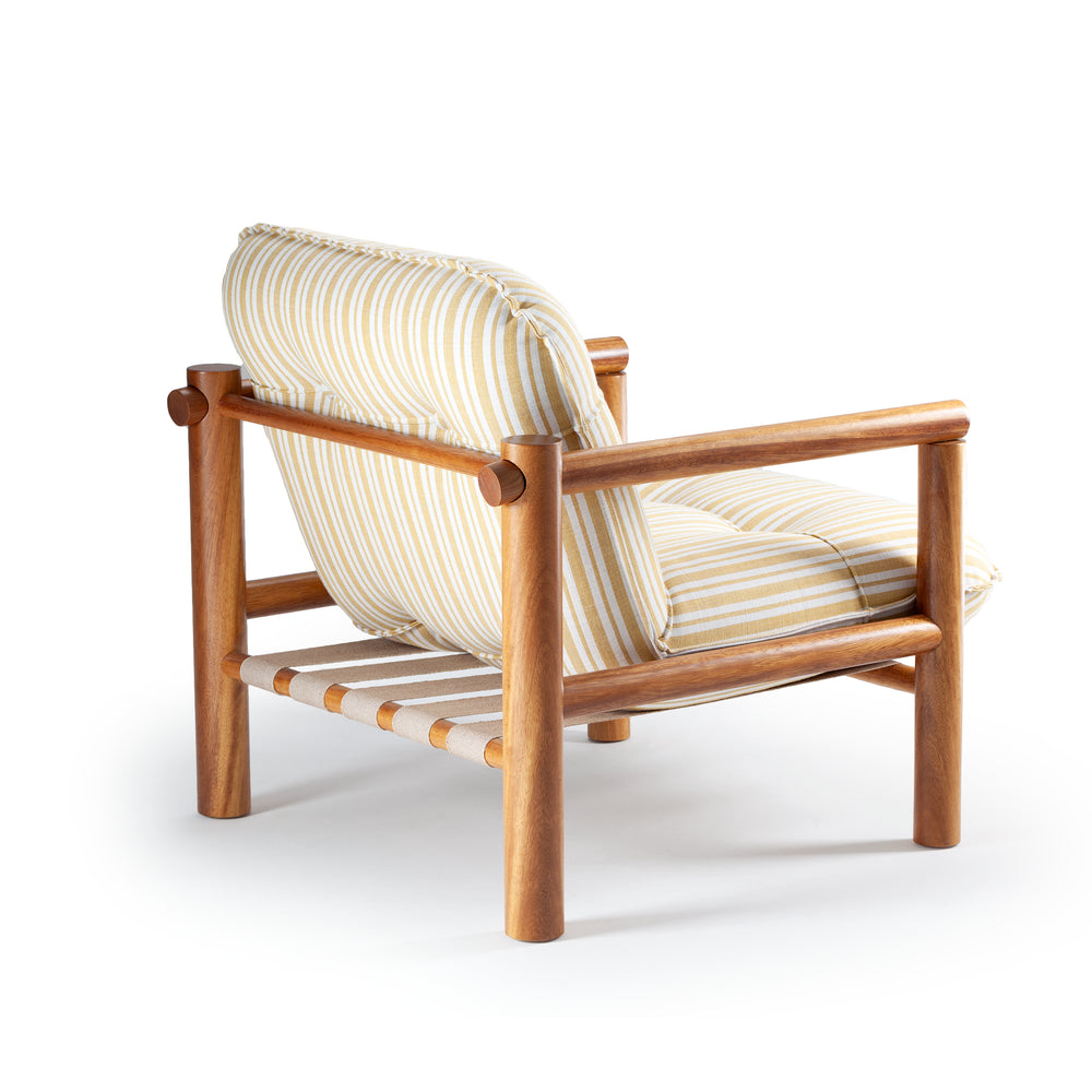 James Armchair - Outdoor, side view