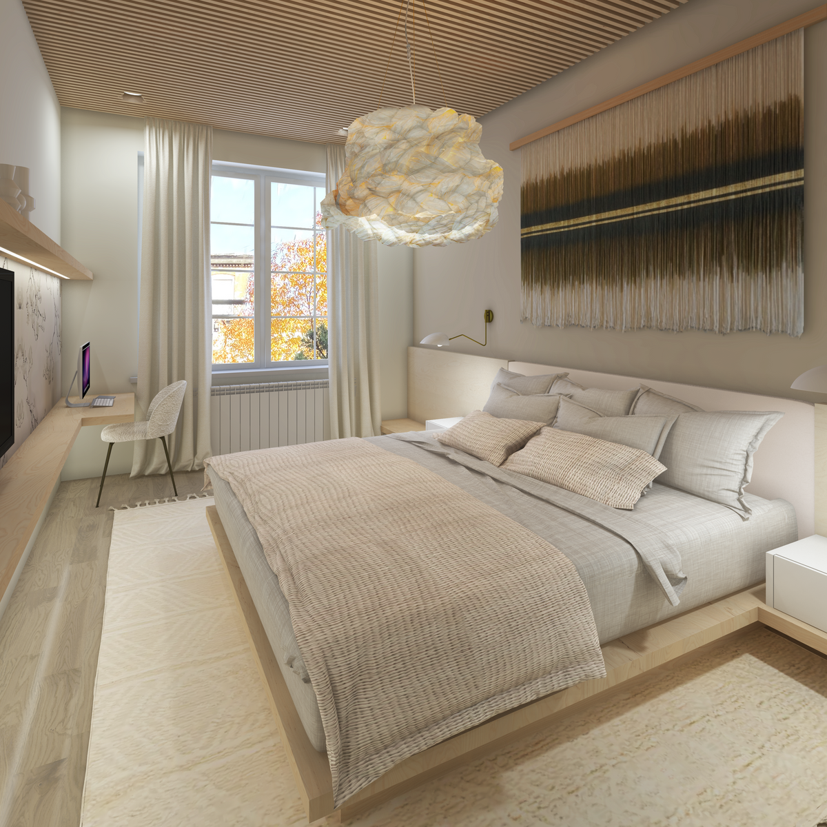 Bedroom designed by Marie Burgos Design