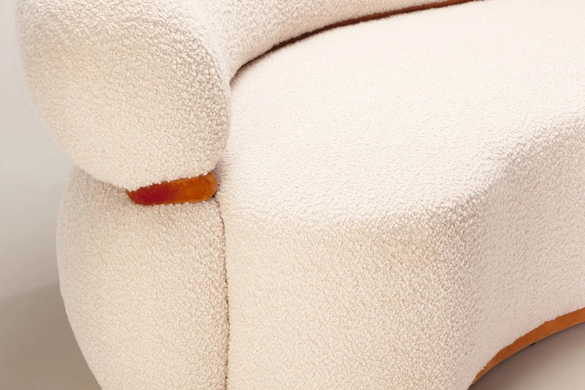 Malibu Curved Sofa, close-up