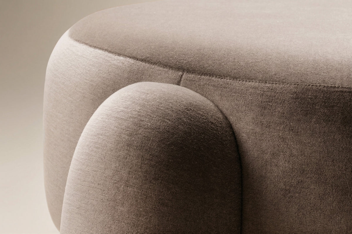 Marlon Daybed - 01 mohair velvet upholstery detail by Maison Burgos