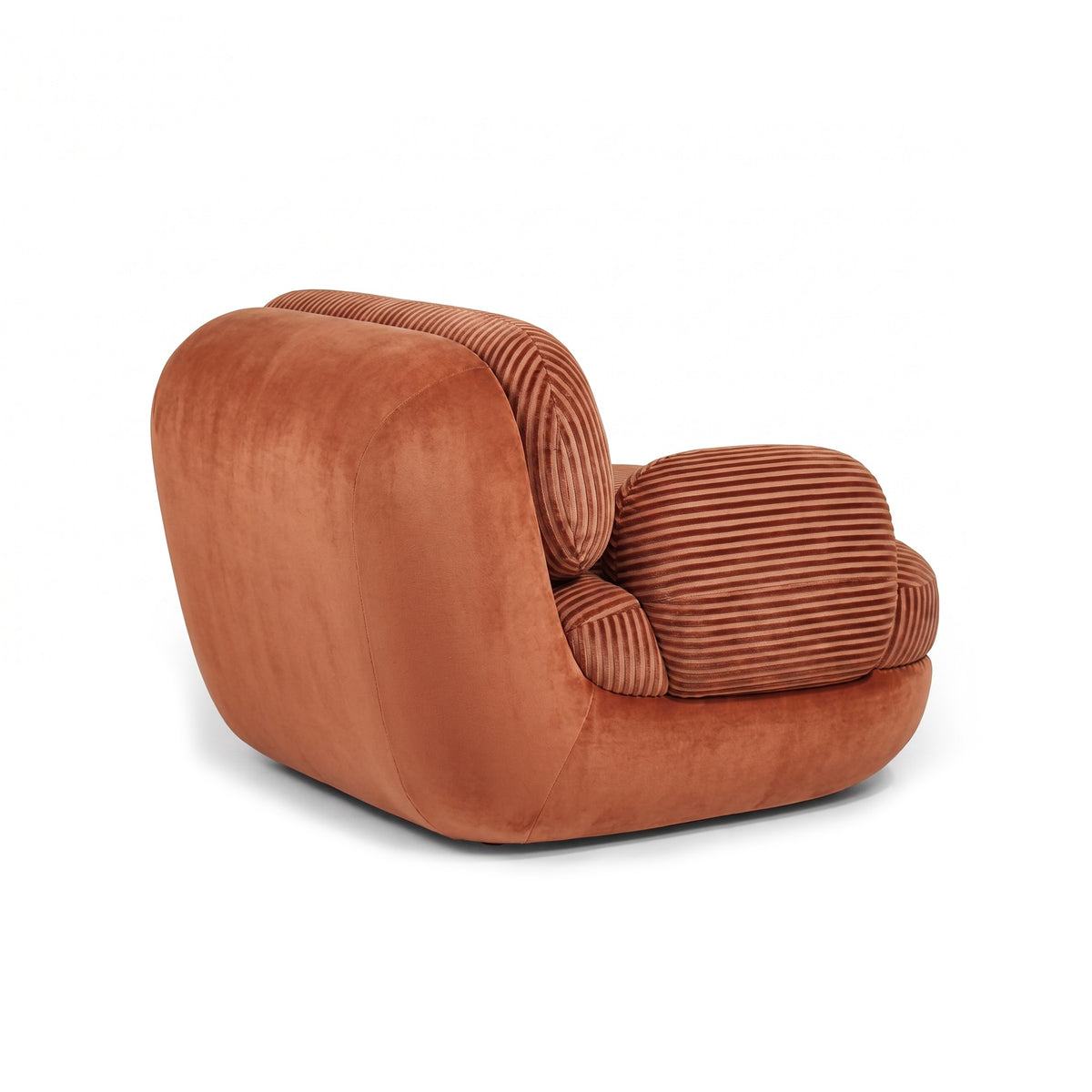 Mood Armchair with Arms back view by Maison Burgos