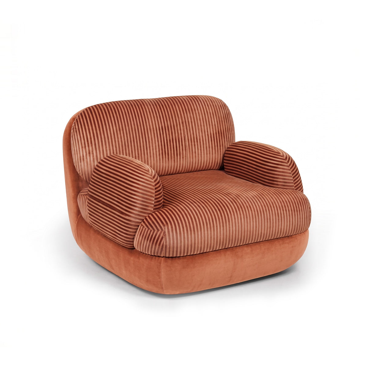 Mood Armchair with Arms front view by Maison Burgos
