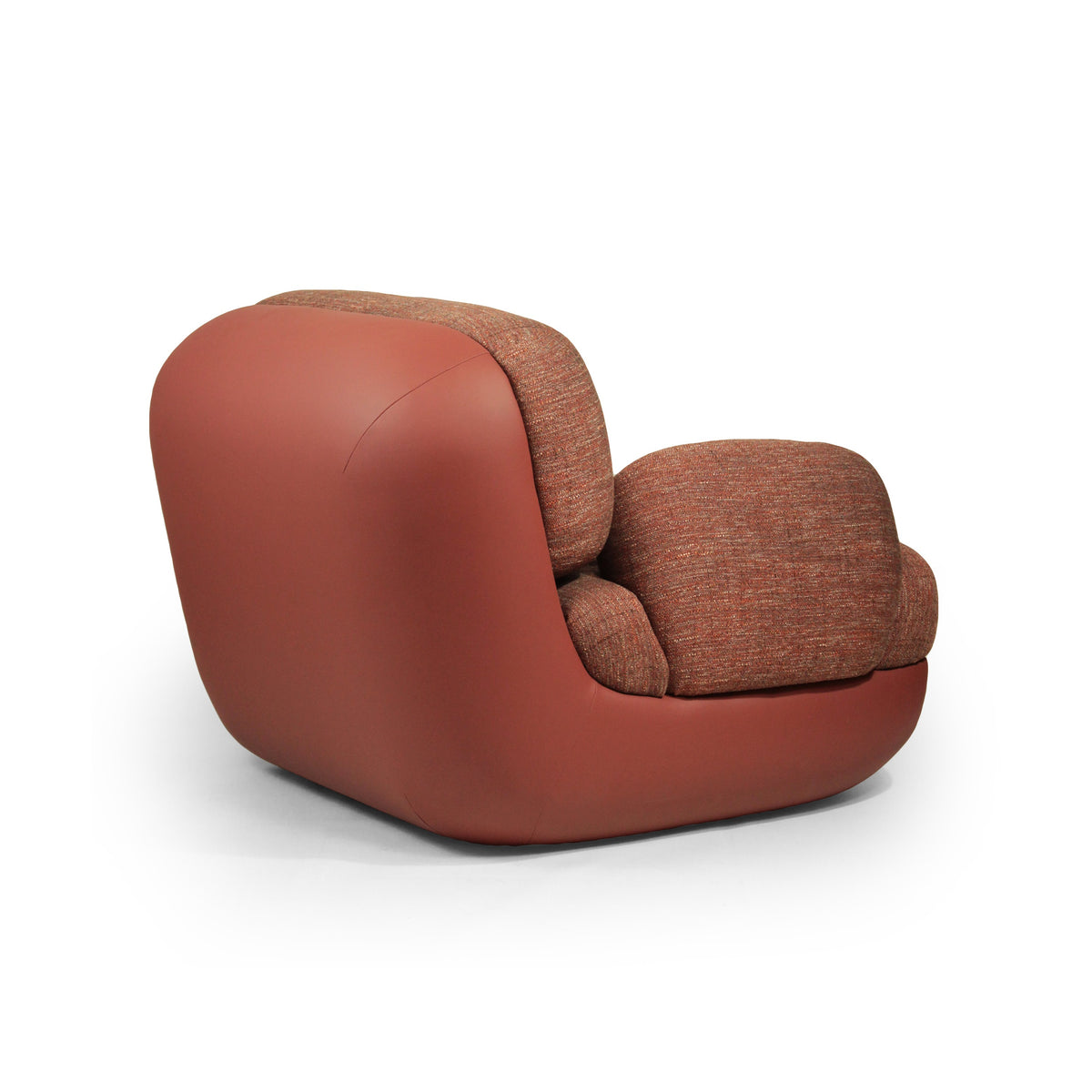 Mood Armchair with Arms rear three quarter view by Maison Burgos