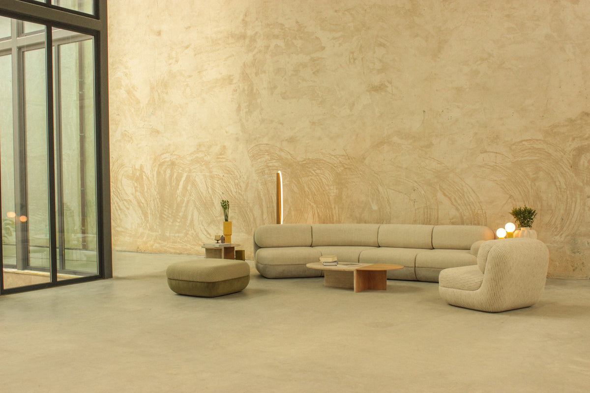 Mood sectional seating in an interior setting by Maison Burgos