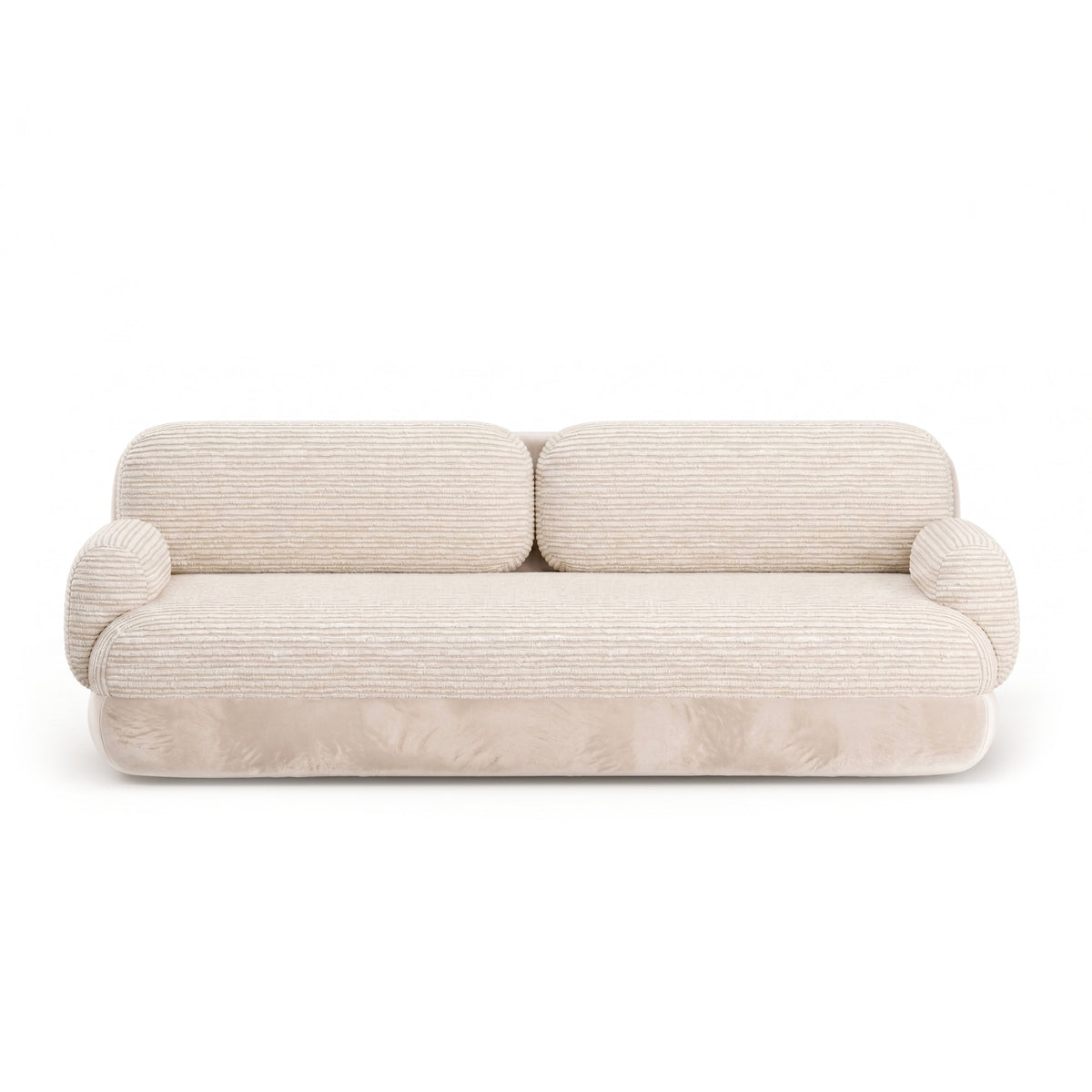 Mood Sofa 3 Seater front view by Maison Burgos
