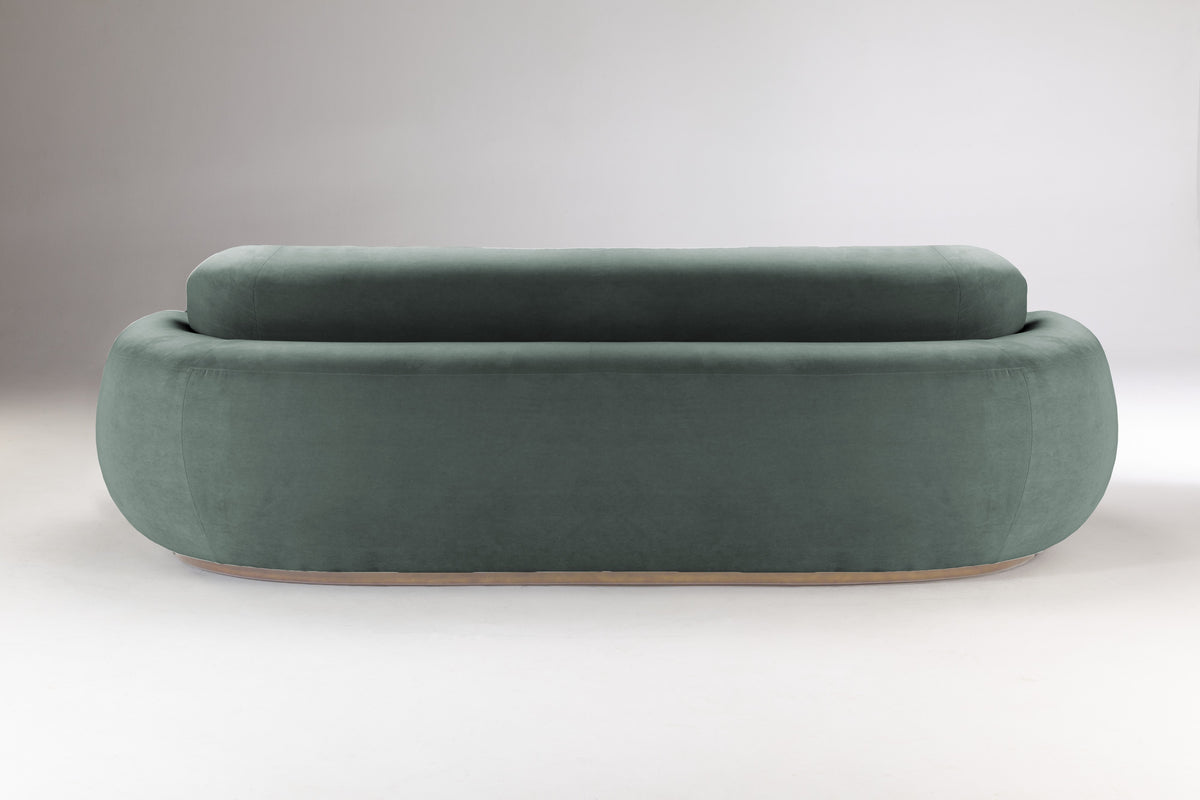 Naked Round Sofa back view by Maison Burgos